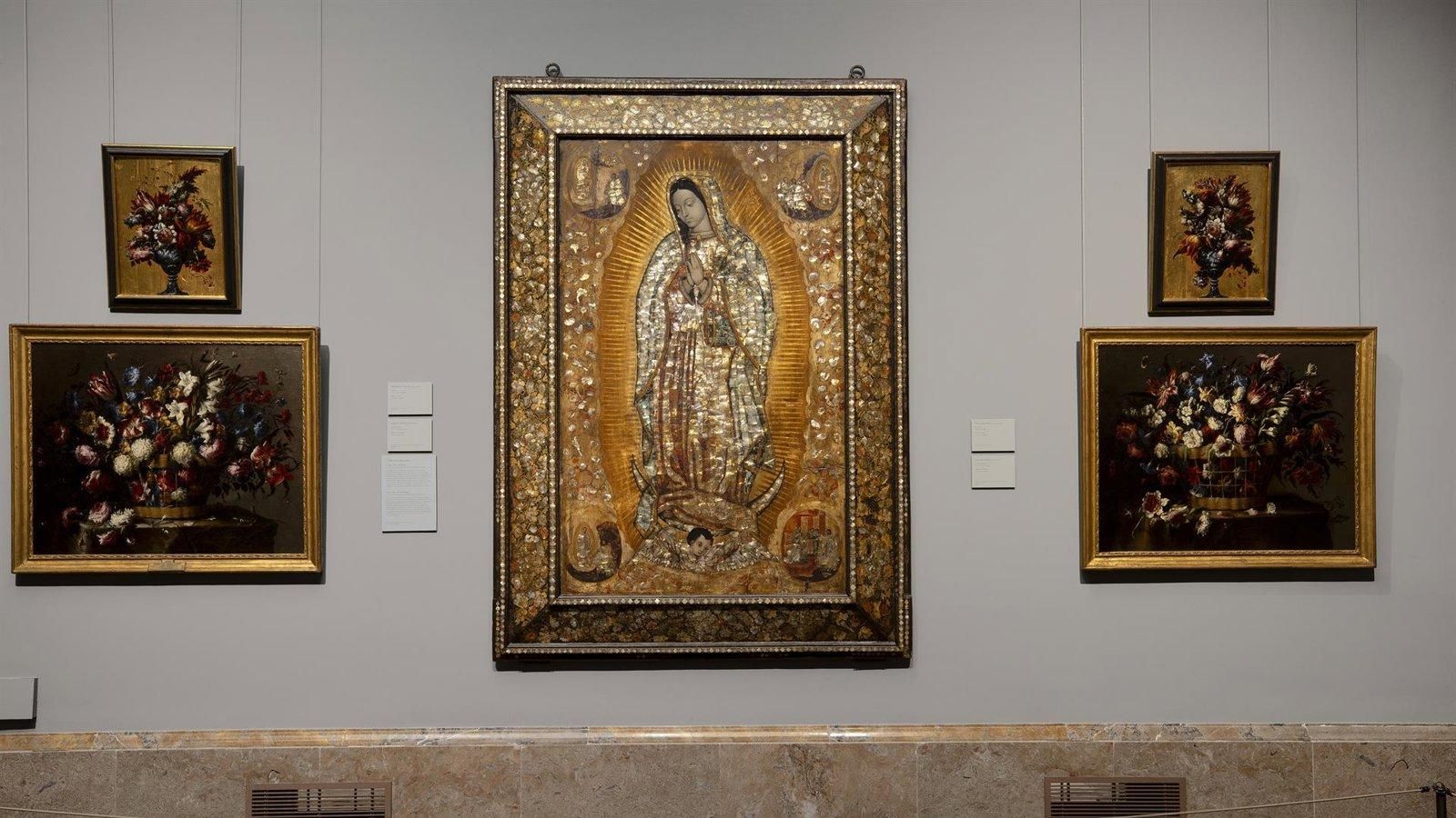 El Museo del Prado recibe en depósito una obra de enconchado de la Virgen de Guadalupe