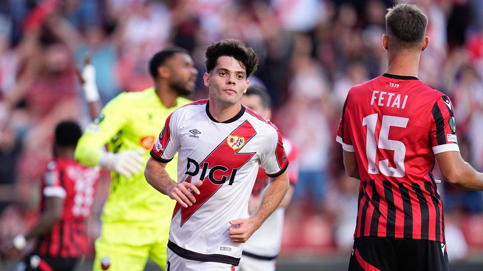 Rayo Vallecano vence al Shkëndija y firma un regreso triunfal a Europa 24 años después