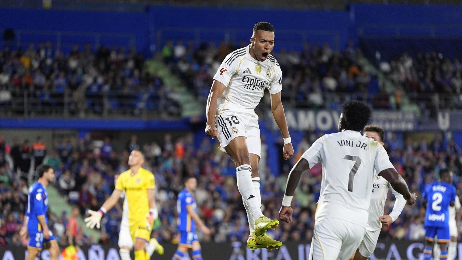 Mbappé decide el derbi y devuelve el liderato al Real Madrid