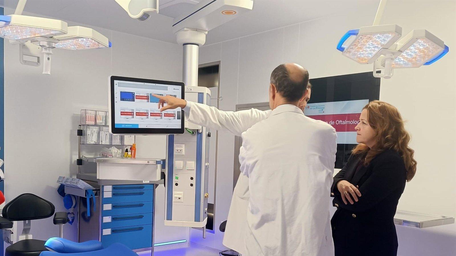 La Princesa inaugura un nuevo espacio oftalmológico con tres quirófanos domotizados y cirugía 3D