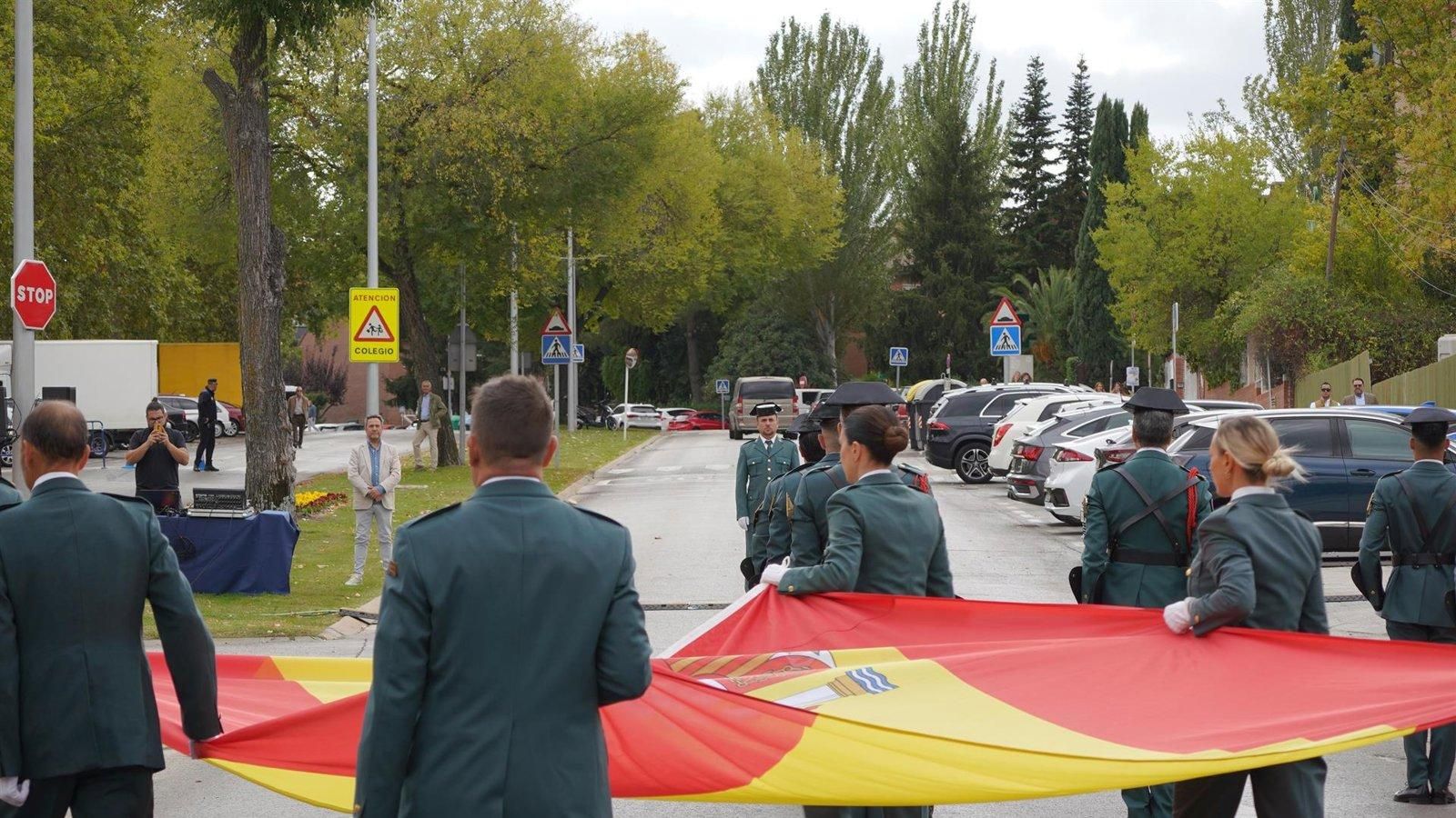 Las Rozas conmemora el Día de la Fiesta Nacional con una misa y un acto de la Guardia Civil