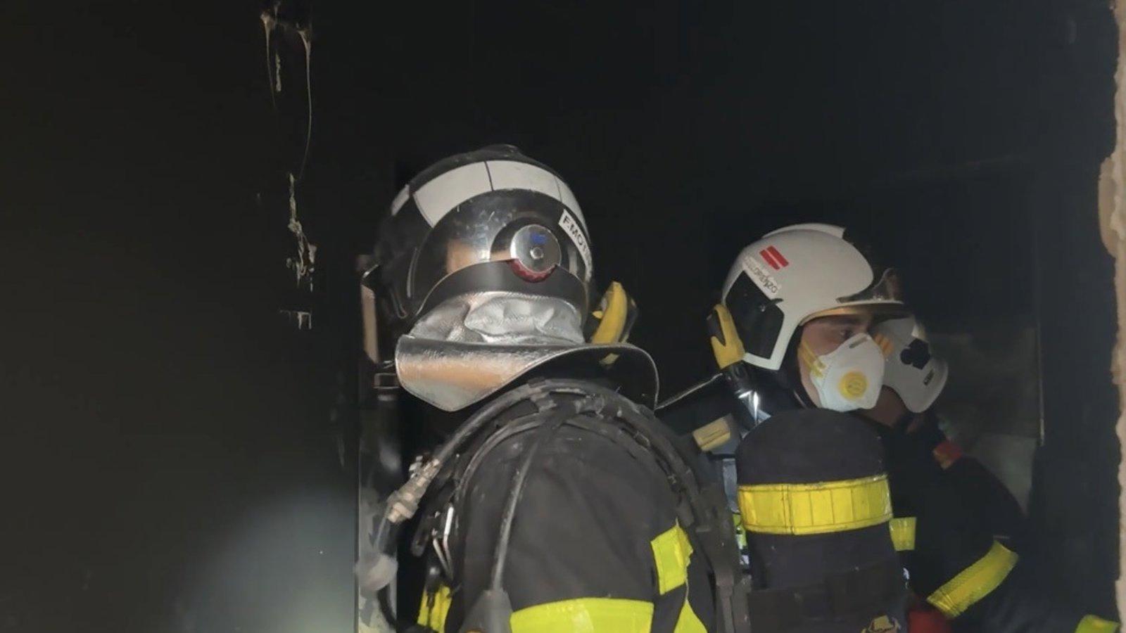 Un incendio en Rivas provoca la evacuación de un edificio de viviendas