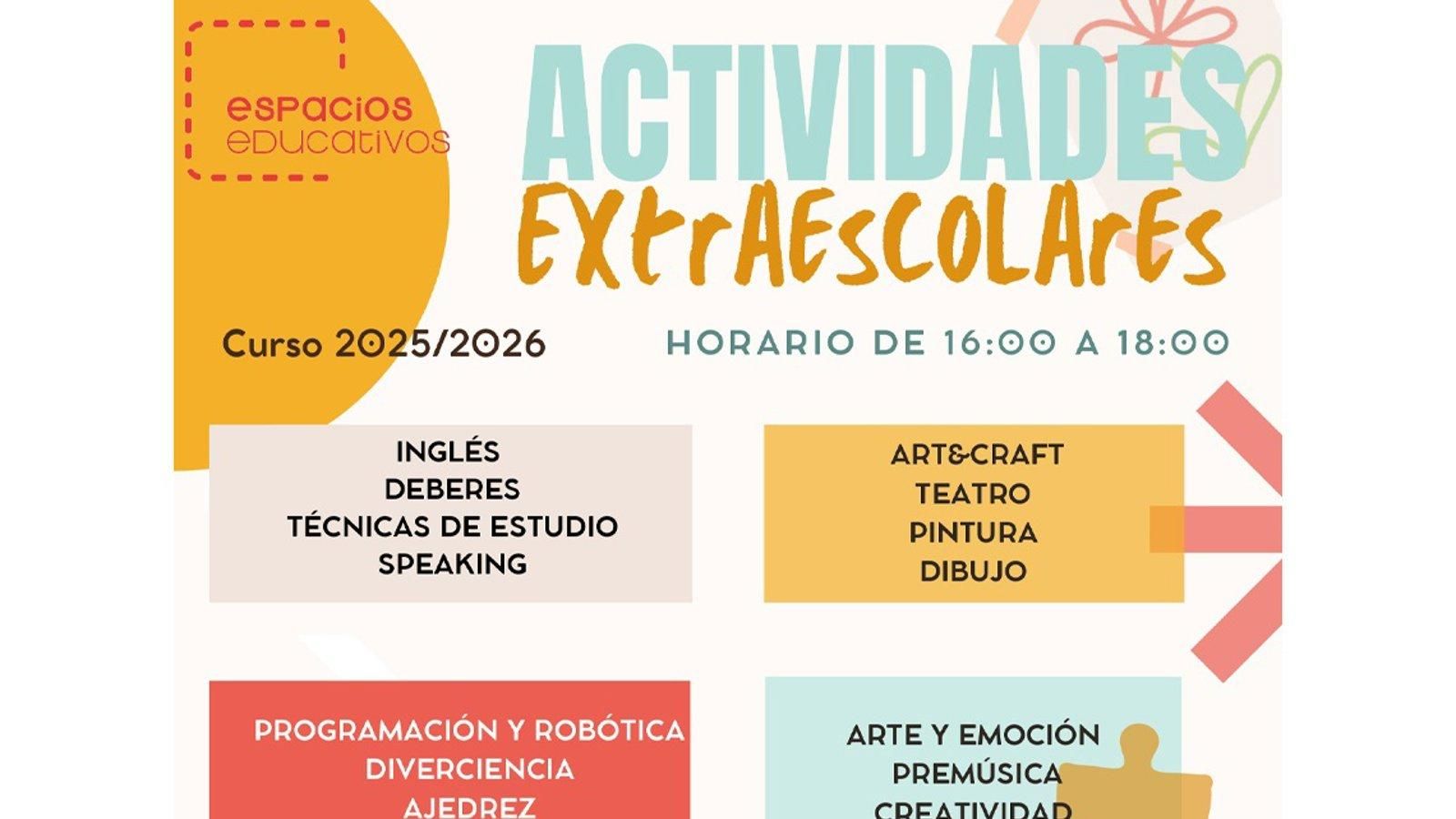Torrejón abre las inscripciones para las actividades extraescolares