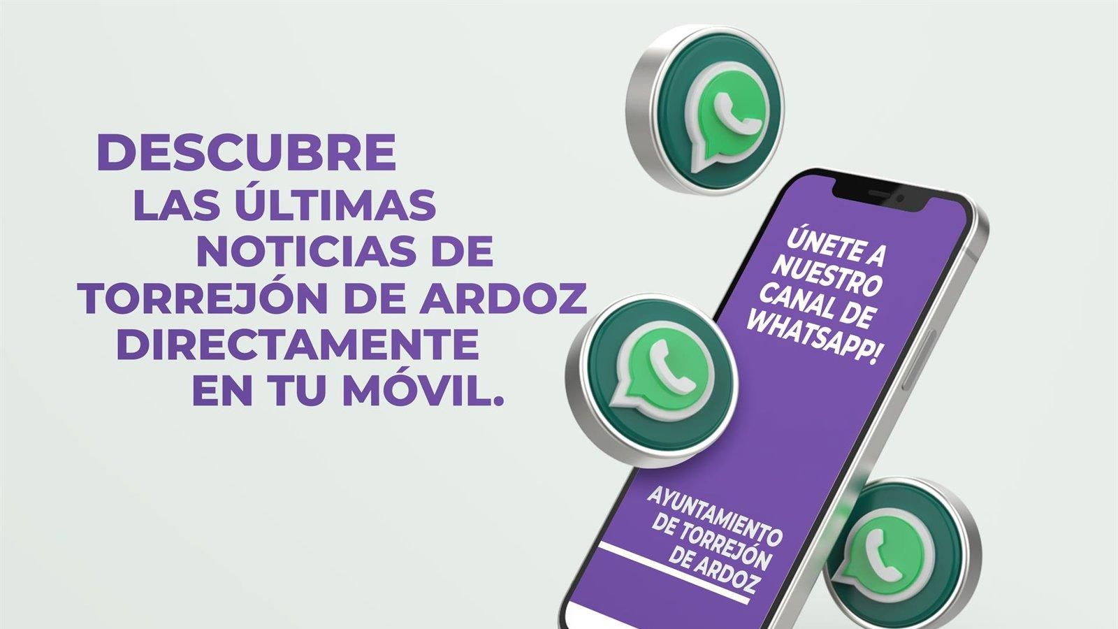 Torrejón de Ardoz implementa un canal de WhatsApp para informar a sus vecinos