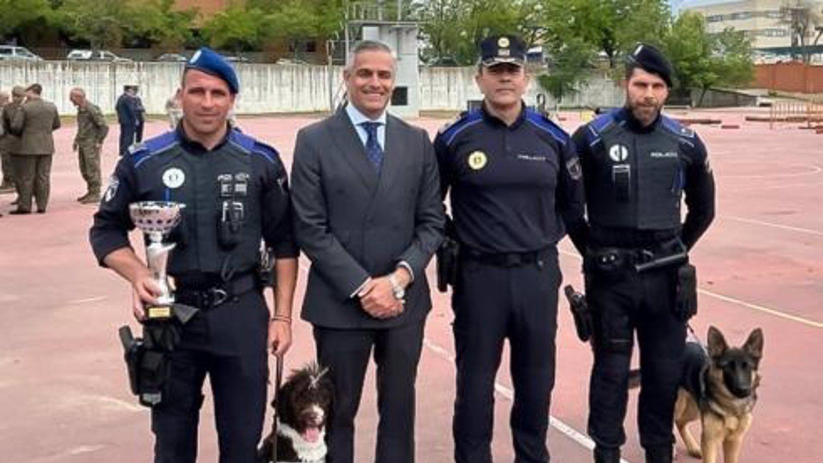 La Unidad Canina de Torrejón destaca en los campeonatos policiales