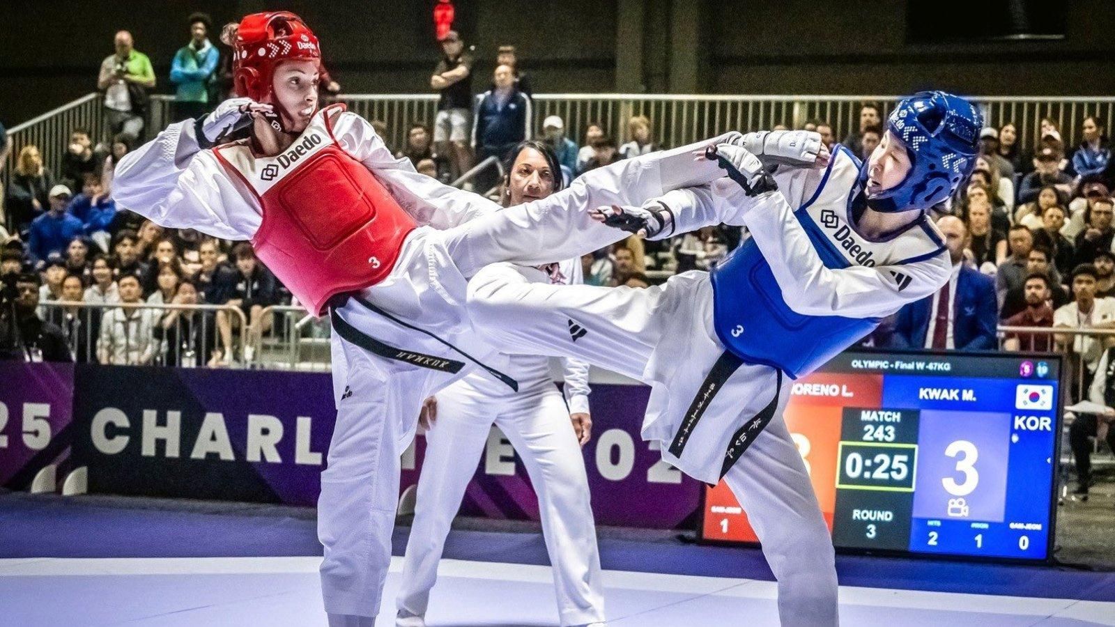 Lena Moreno logra el bronce en -67 kg en el Mundial de Taekwondo de China