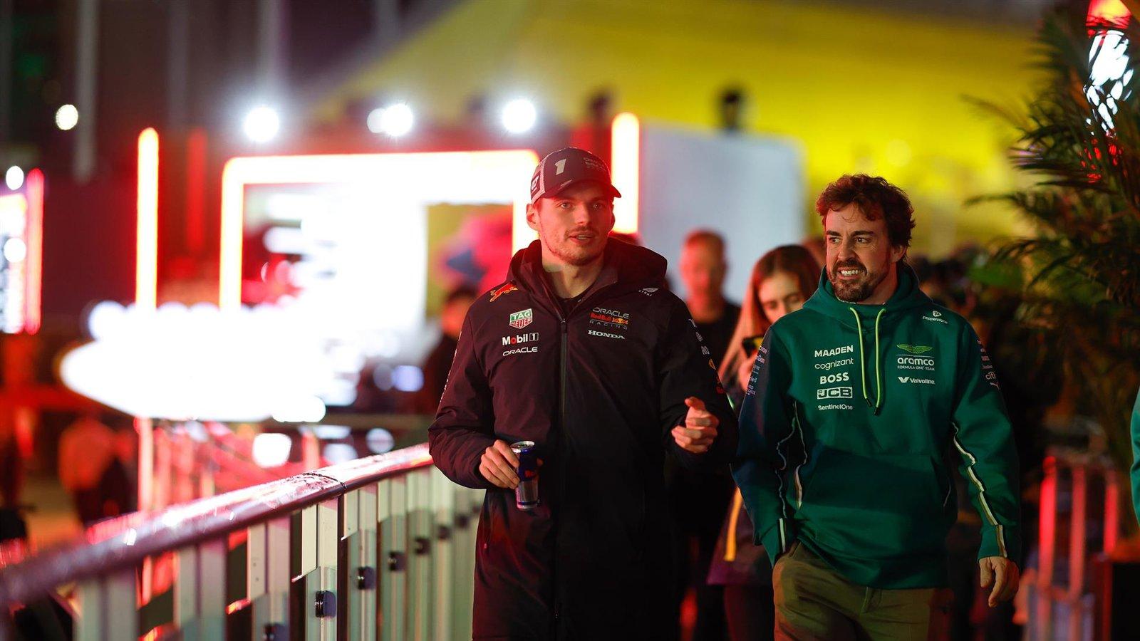 Max Verstappen: "Cuando Alonso luchaba contra Red Bull, lo animaba"