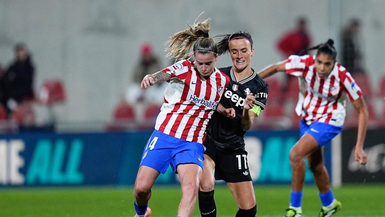 Atlético de Madrid cae 1-2 ante la Juventus en la Champions