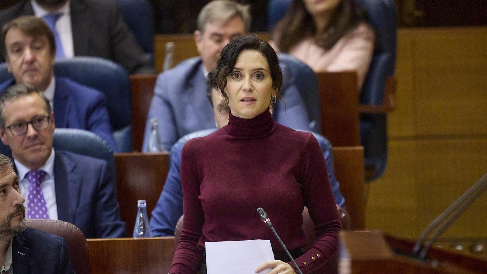 Ayuso acusa a Sánchez y al fiscal general de actuar coordinados para intentar destruirla "por vías ilegítimas"