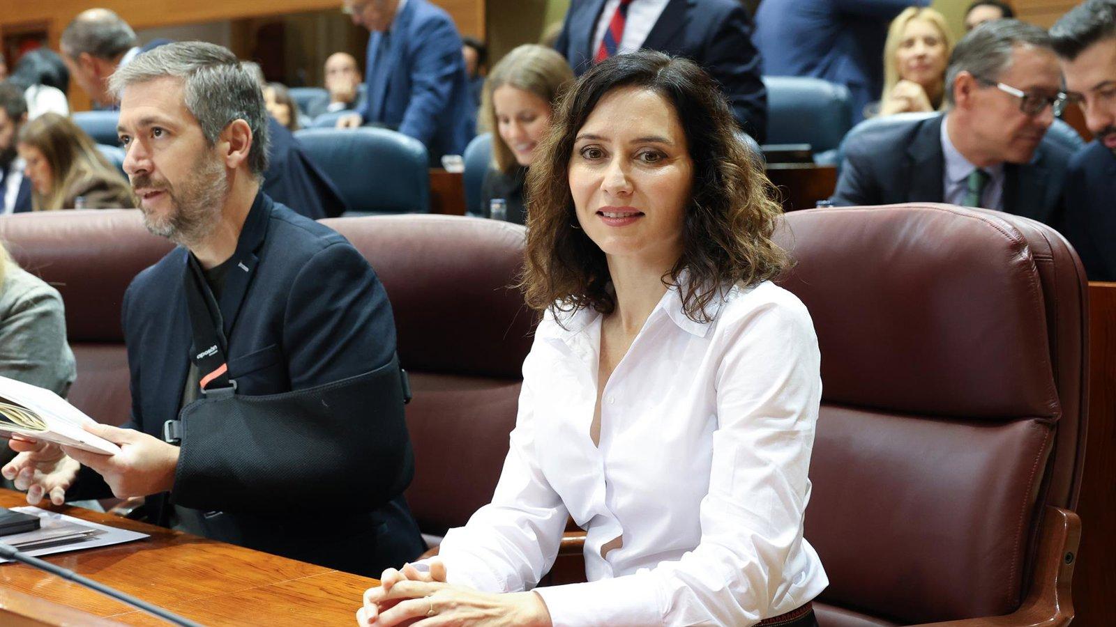 Ayuso acusa al Gobierno de Sánchez de convertir a Madrid en su 