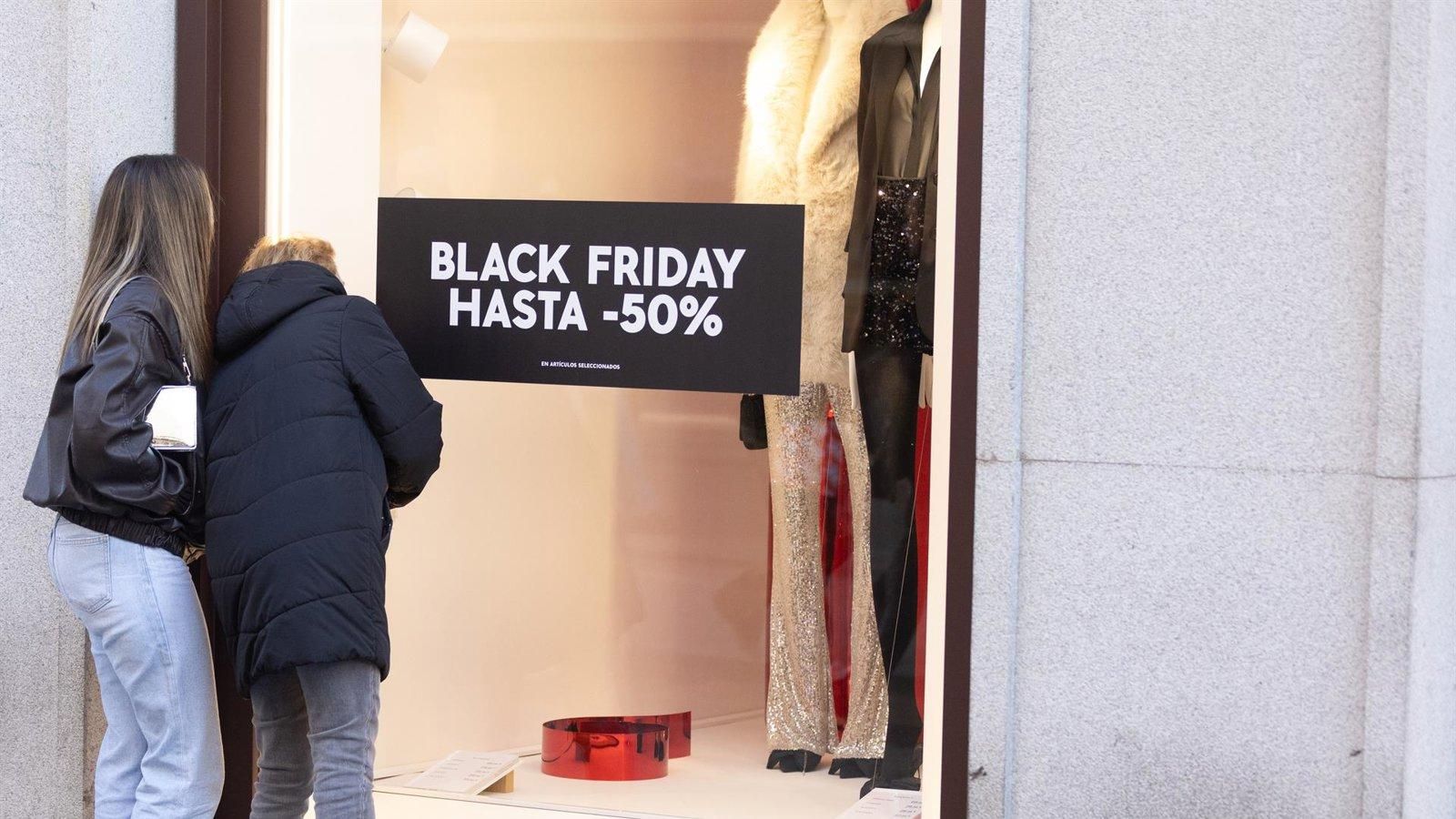 El gasto medio de los madrileños en el Black Friday será de 293 euros, un 12% menos que en 2024