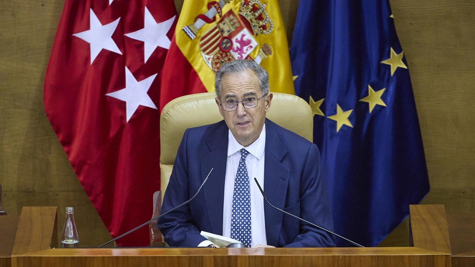 El presidente de la Asamblea de Madrid propone añadir 