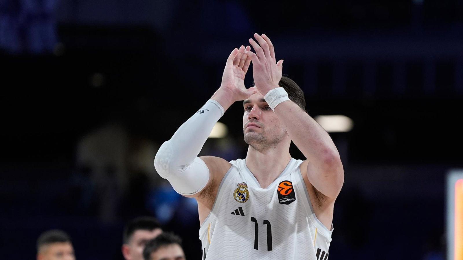 Real Madrid se impone al líder Hapoel Tel Aviv en la Euroliga por un ajustado 74-75