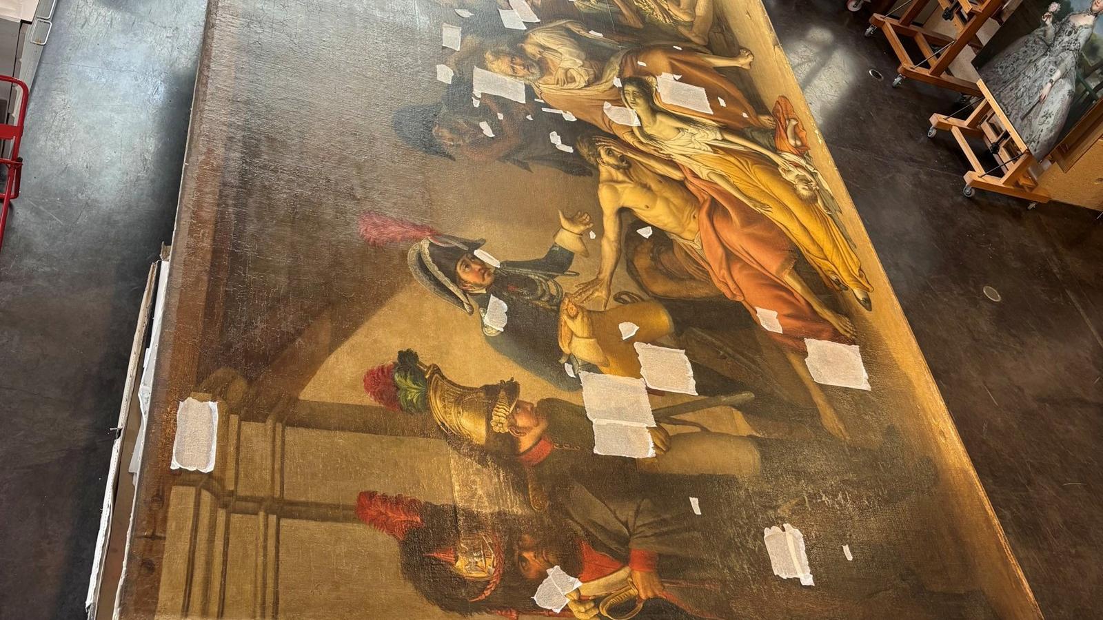 El Museo del Prado restaura la obra ‘El año del hambre en Madrid’ tras casi un siglo