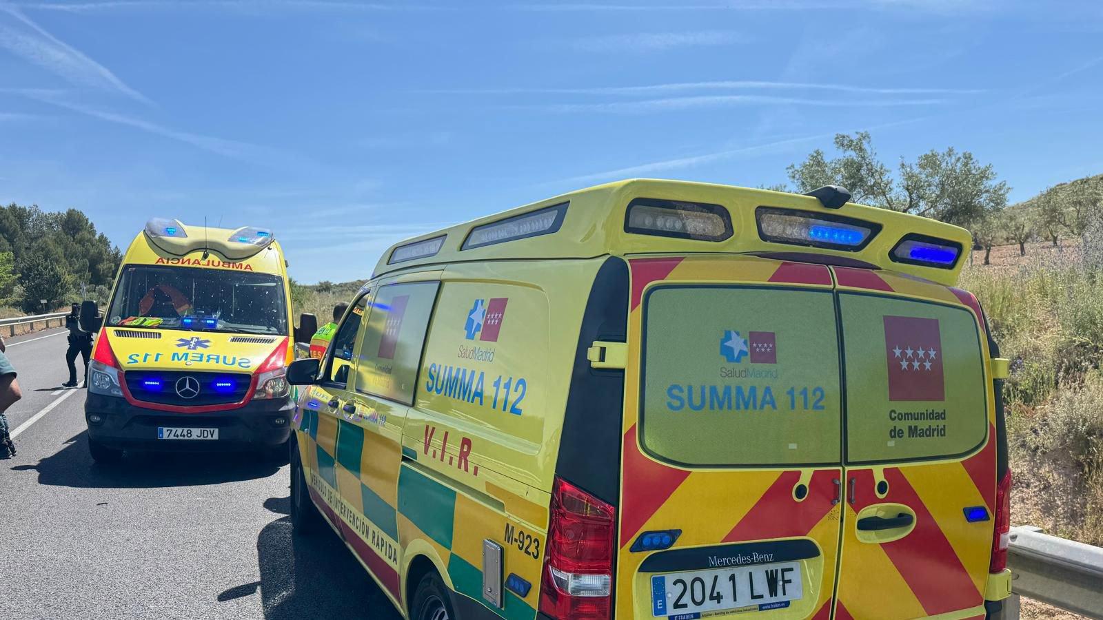 Tres heridos graves en una colisión múltiple con seis vehículos en la M-503 en Pozuelo