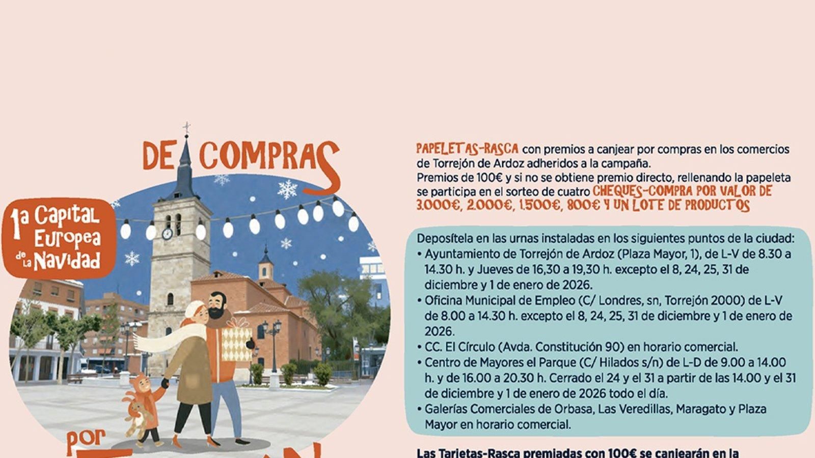 Arranca la campaña 'De compras por Torrejón en las Mágicas Navidades'