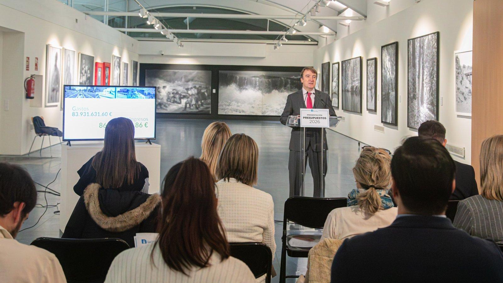 Tres Cantos proyecta un presupuesto de 83,9 millones para 2026 con 20,3 en inversiones