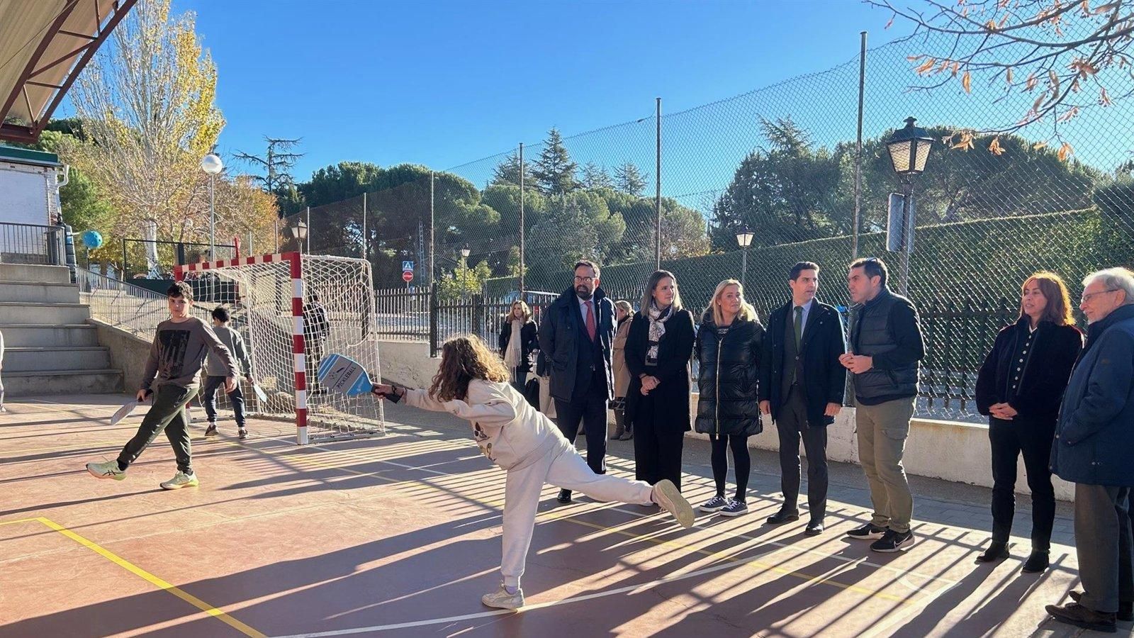 La Comunidad impulsa el programa Tenis-Pickleball en colegios públicos