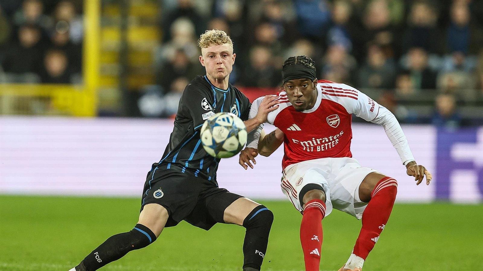 Madueke destaca con el Arsenal en Brujas mientras la Juventus se acerca al top 8