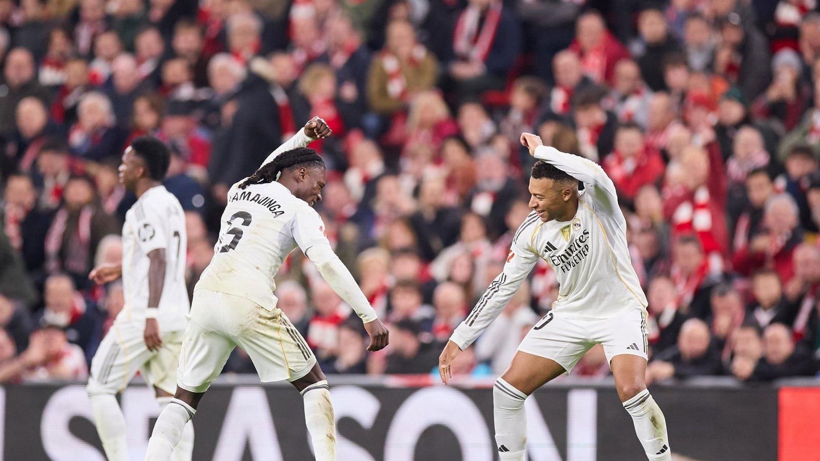 Real Madrid se impone con claridad al Athletic Club por 3-0 en San Mamés