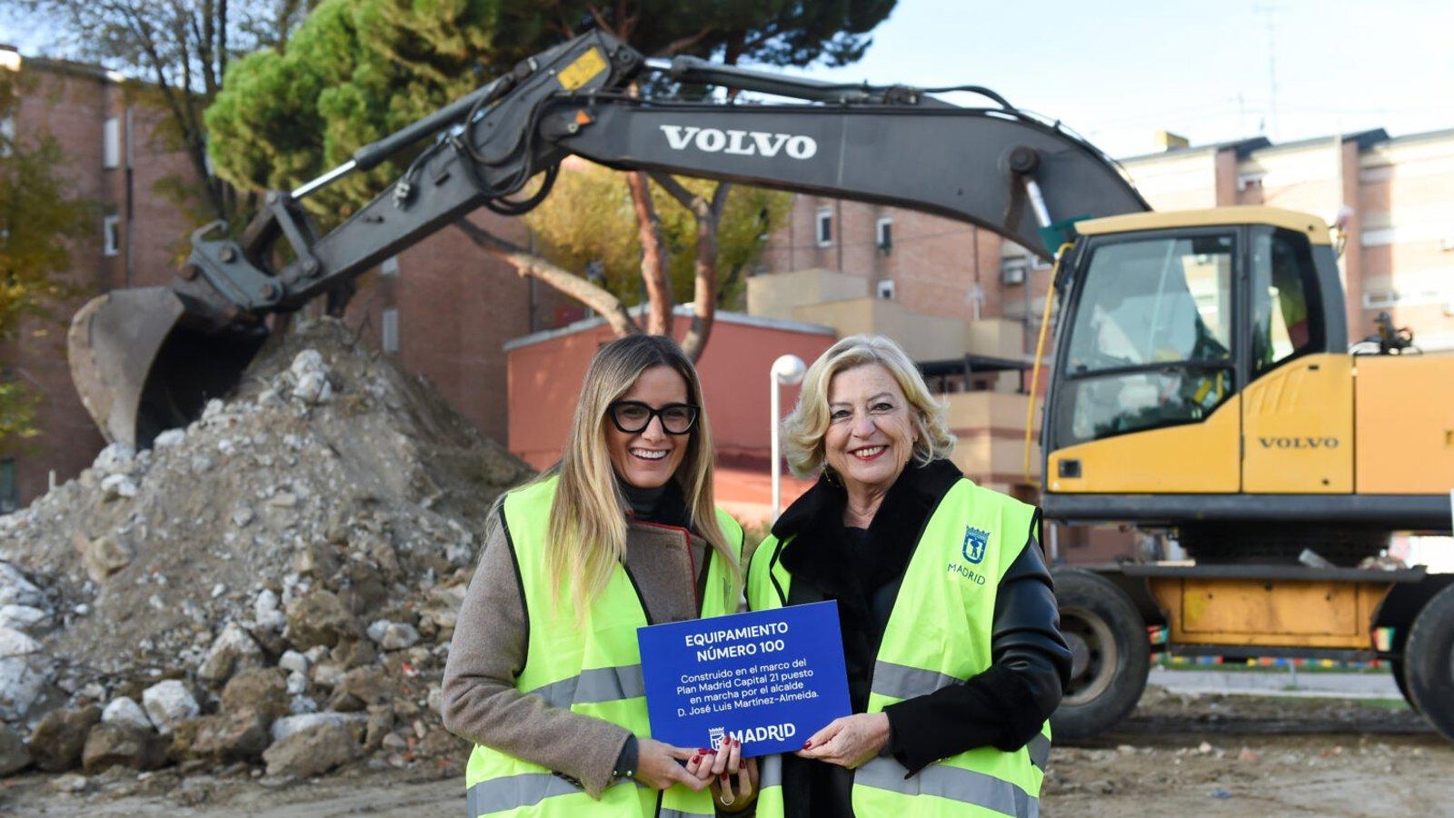 Comienza la construcción del centro cultural de Almendrales en Usera