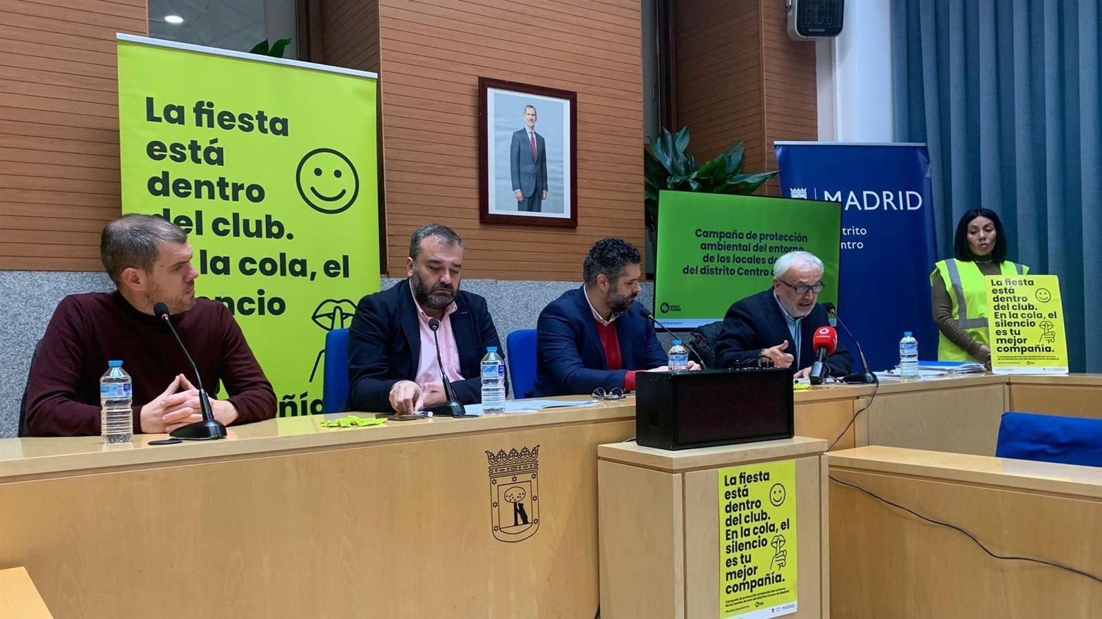 Madrid reduce el impacto acústico del ocio nocturno en el Centro gracias a una campaña piloto