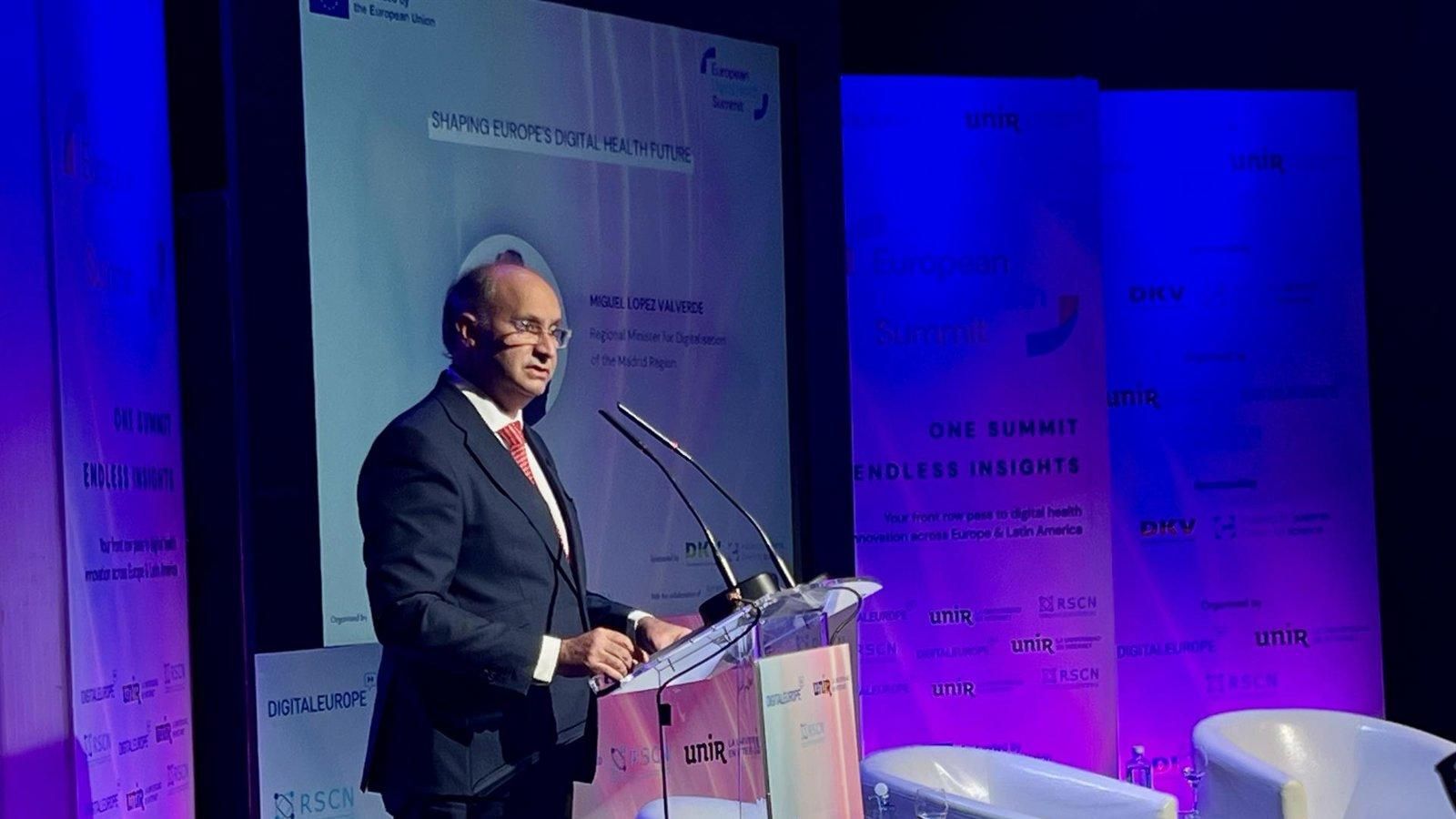 La Comunidad exhibe sus avances en salud digital en el European Digital Health Summit