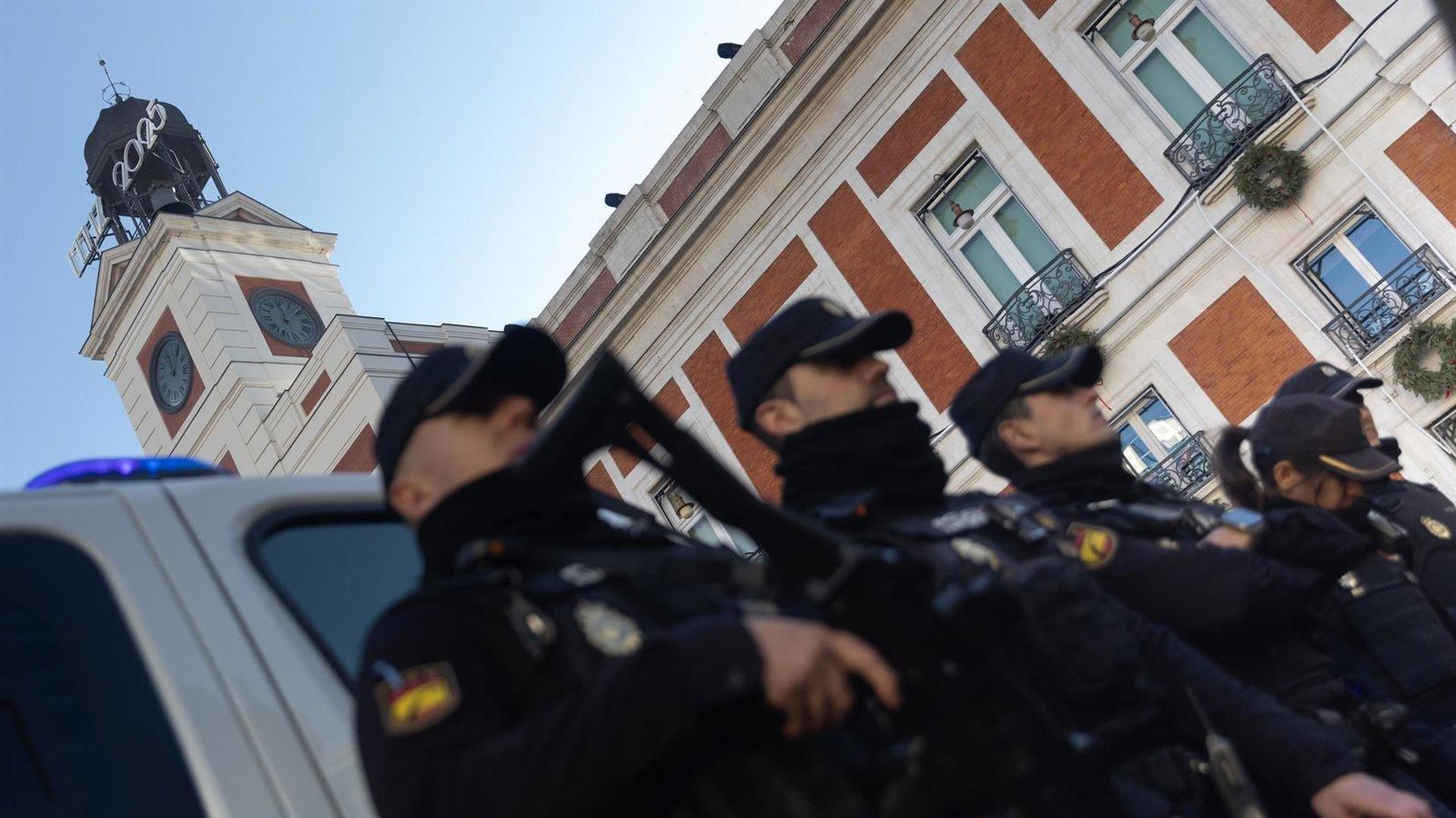 Unos 500 agentes velarán por la seguridad durante las uvas y preuvas en Sol
