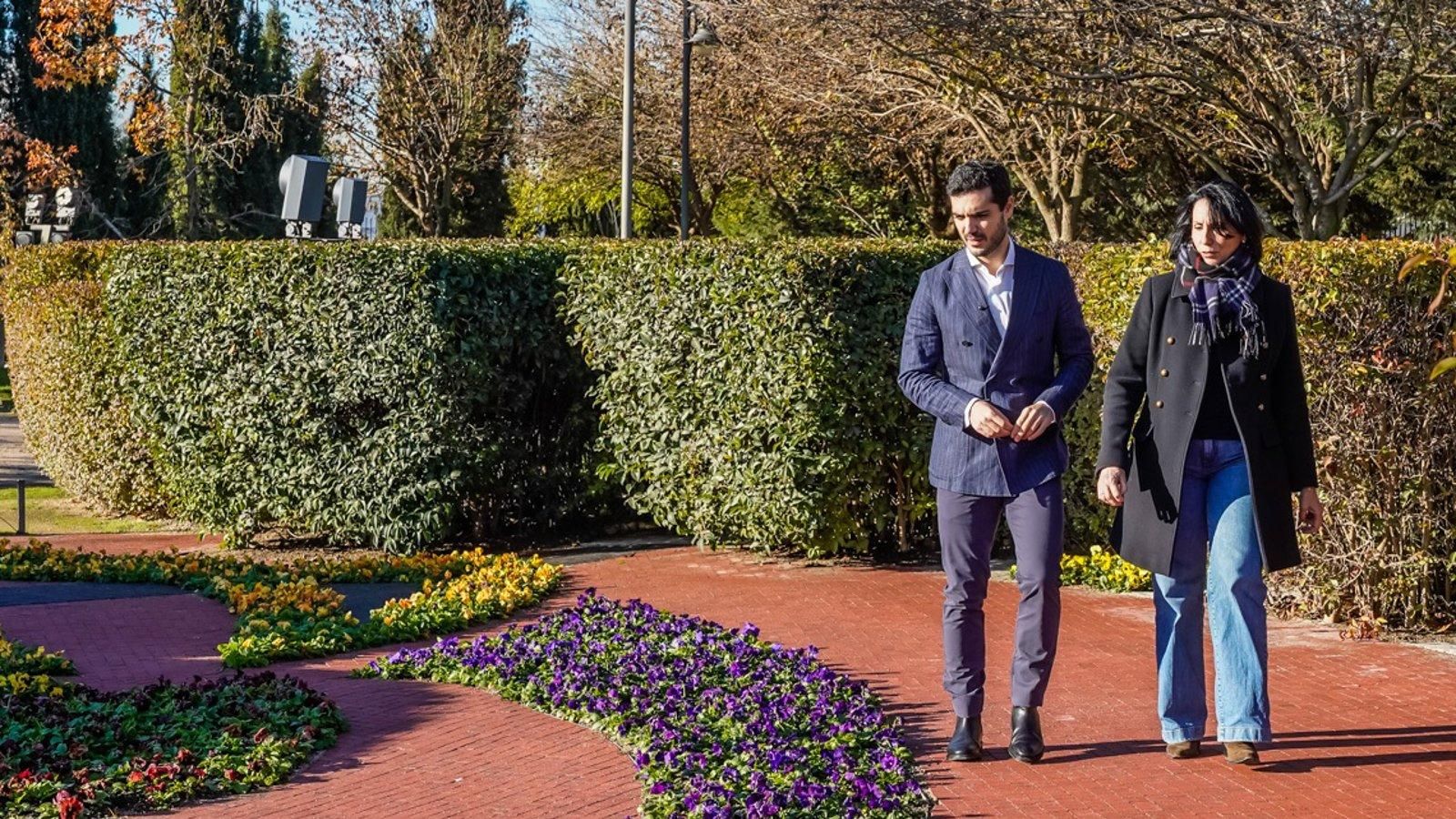 Torrejón finaliza la renovación de los Jardines Torre Eiffel en Parque Europa con 14.000 flores y 800 m² de adoquín