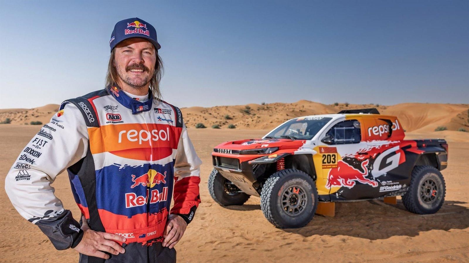 Toby Price afronta el Dakar 2026 con la meta del ‘top 10’
