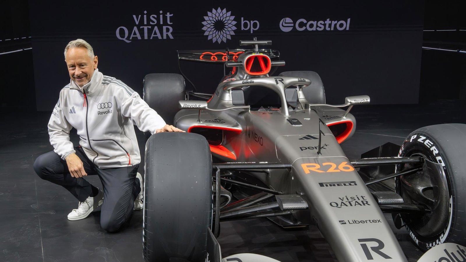 Audi Revolut desvela su nuevo monoplaza para debutar en la Fórmula 1 en 2026