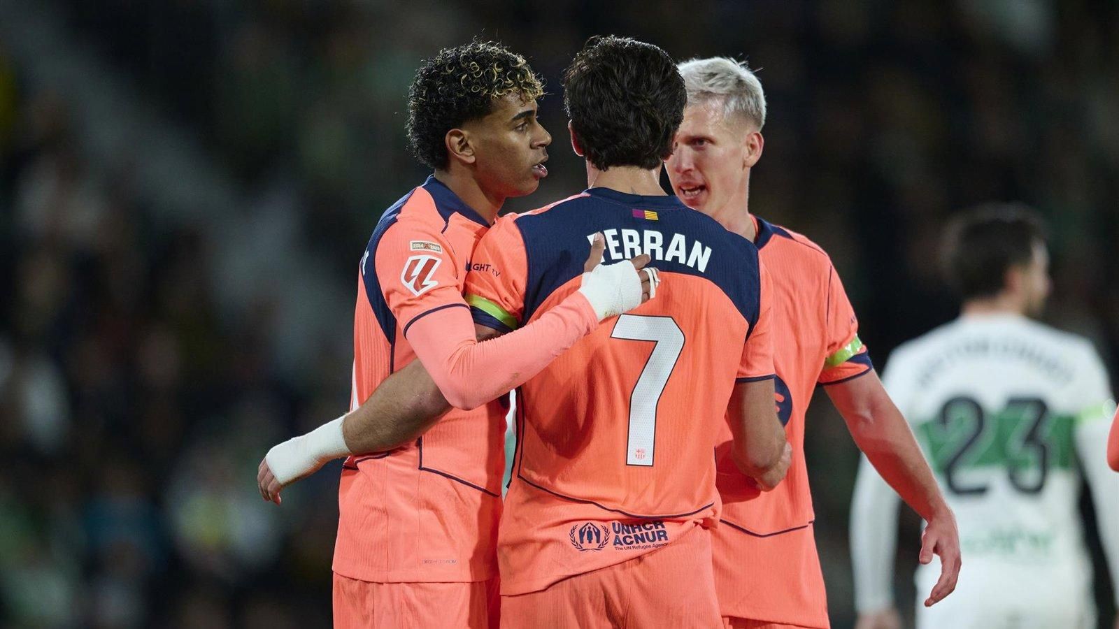 El Barça somete al Elche y refuerza su liderato