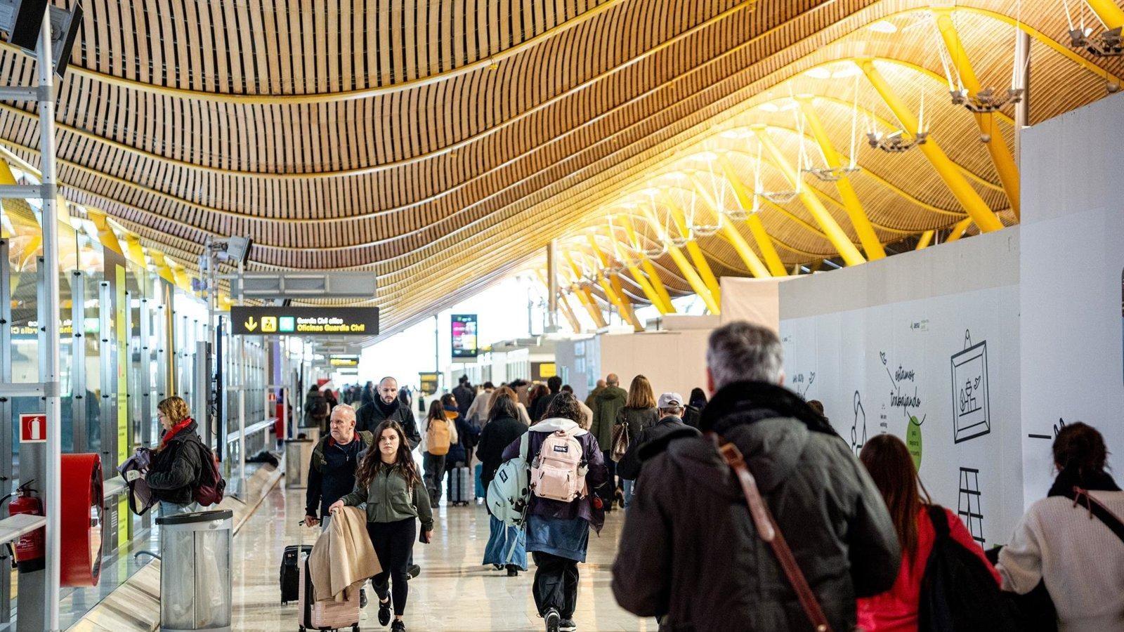 Barajas lidera el tráfico internacional y consolida a Madrid como principal puerta de entrada a España