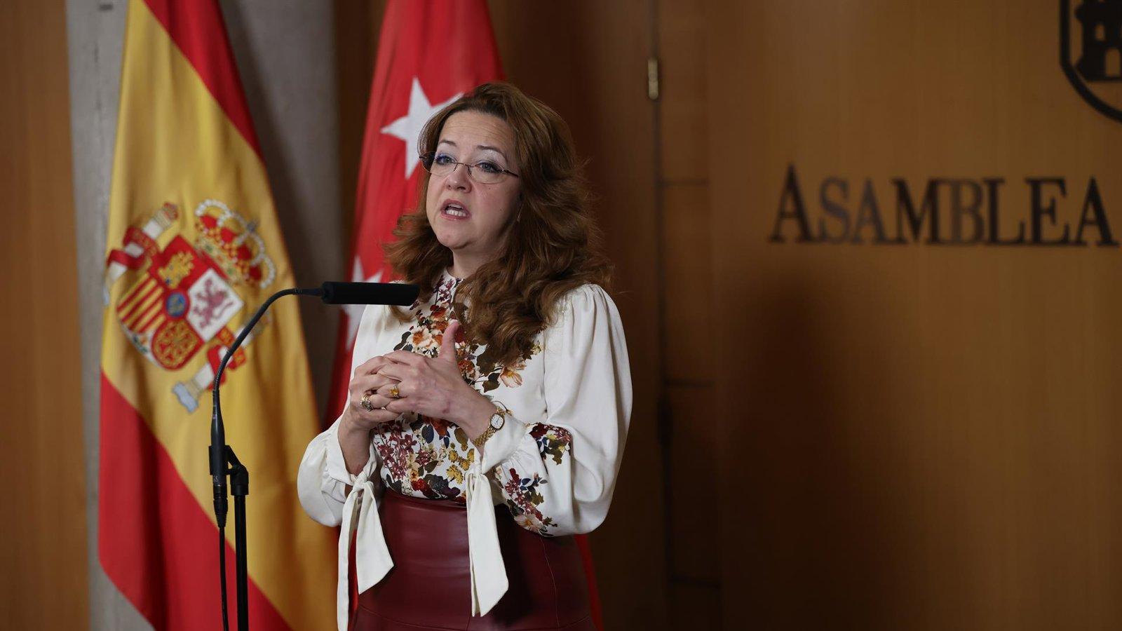 Matute insta a García a ser "ministra" y dejar de hacer "oposición" a la Comunidad con su "ayusitis" y "madriditis"