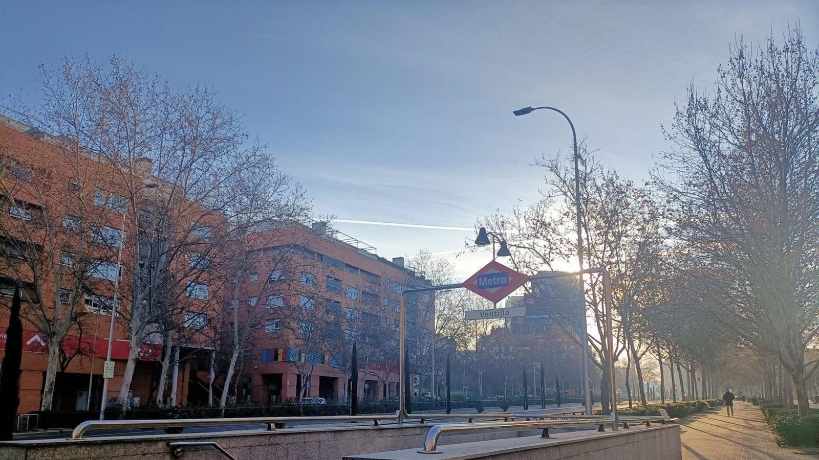 La Comunidad de Madrid inicia en febrero las obras para instalar ascensores en la estación de Metro de Ventilla