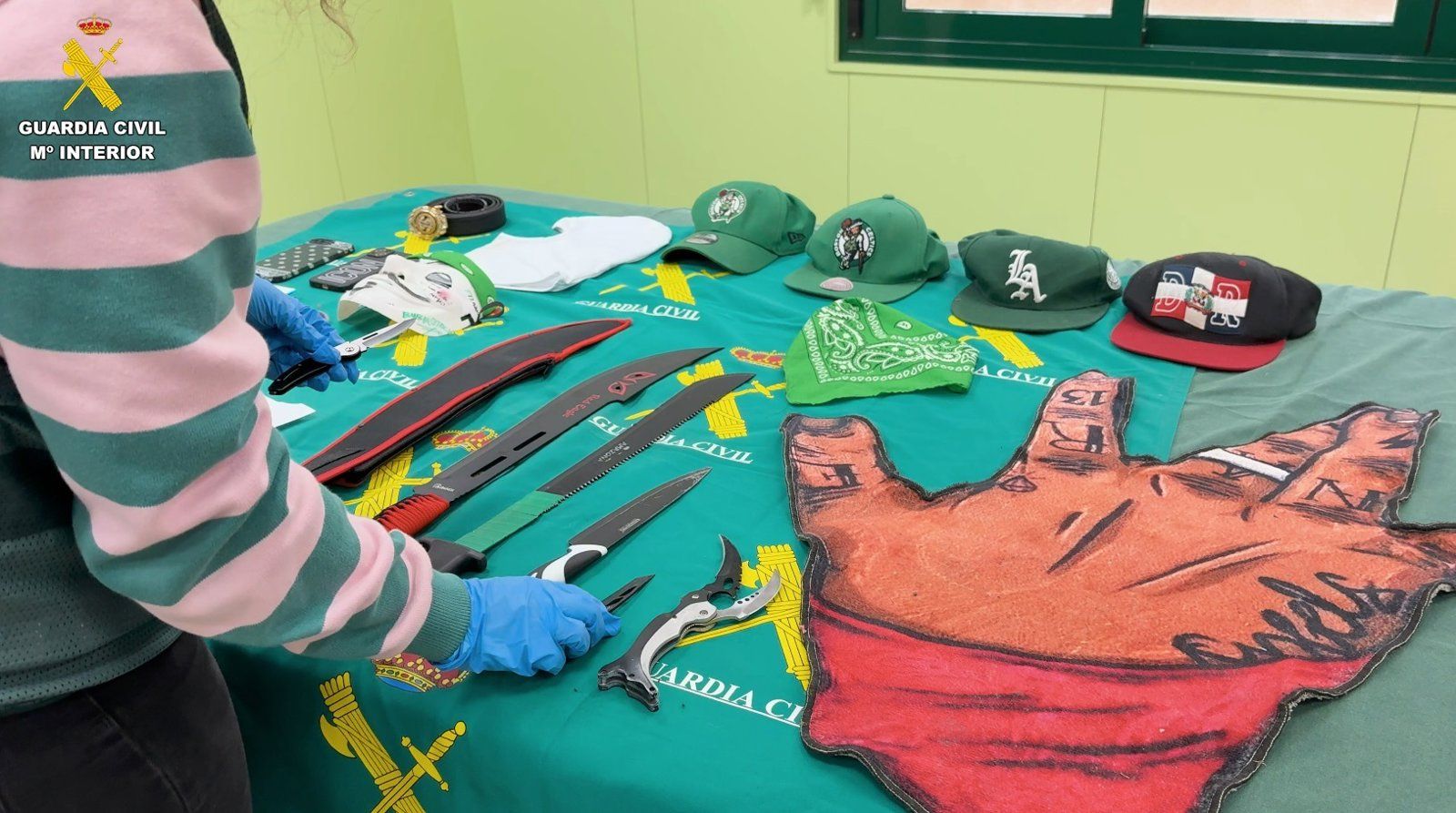 Desarticulado en Villalba un grupo criminal con miembros de Trinitarios, Blood y Forty-Two