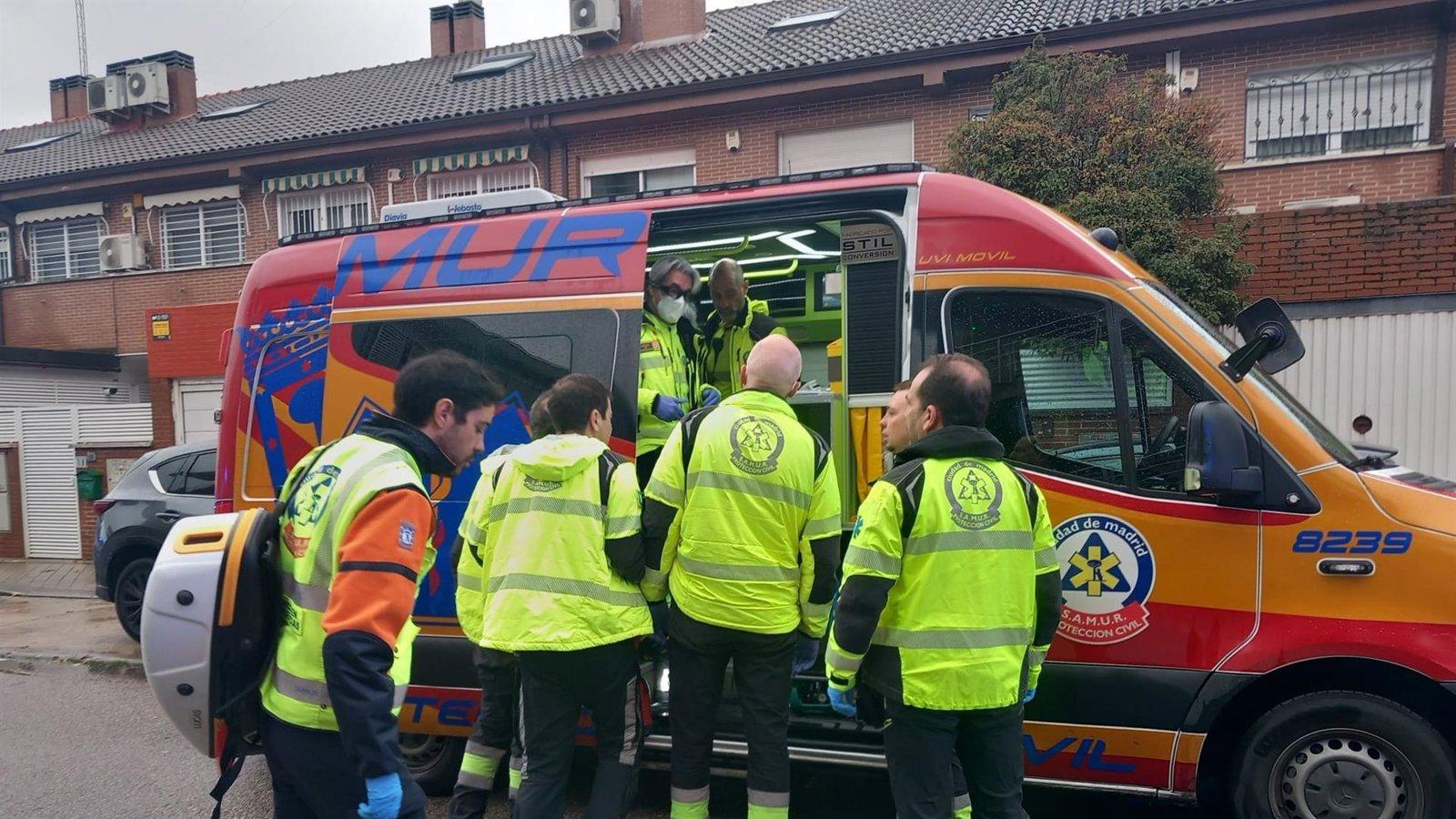 Una mujer de 85 años muy grave tras ser arrollada en San Blas-Canillejas