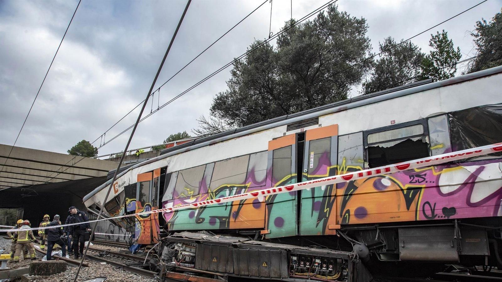 Los maquinistas advirtieron a Renfe horas antes del descarrilamiento en Gelida del riesgo por el temporal