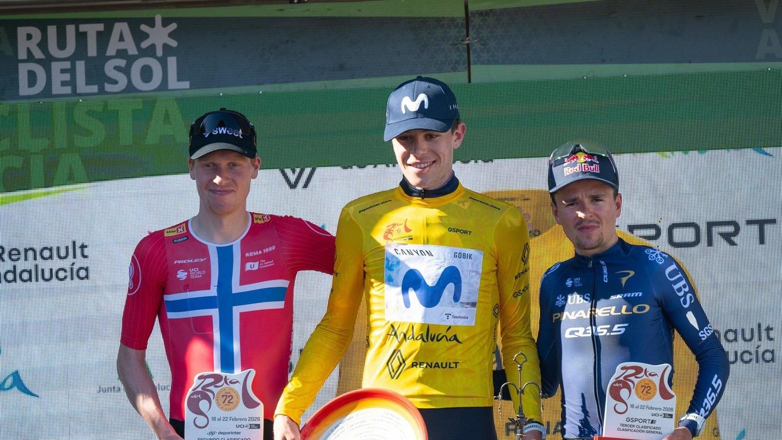 Ivan Romeo conquista la Vuelta a Andalucía tras resistir el ataque final de Pidcock