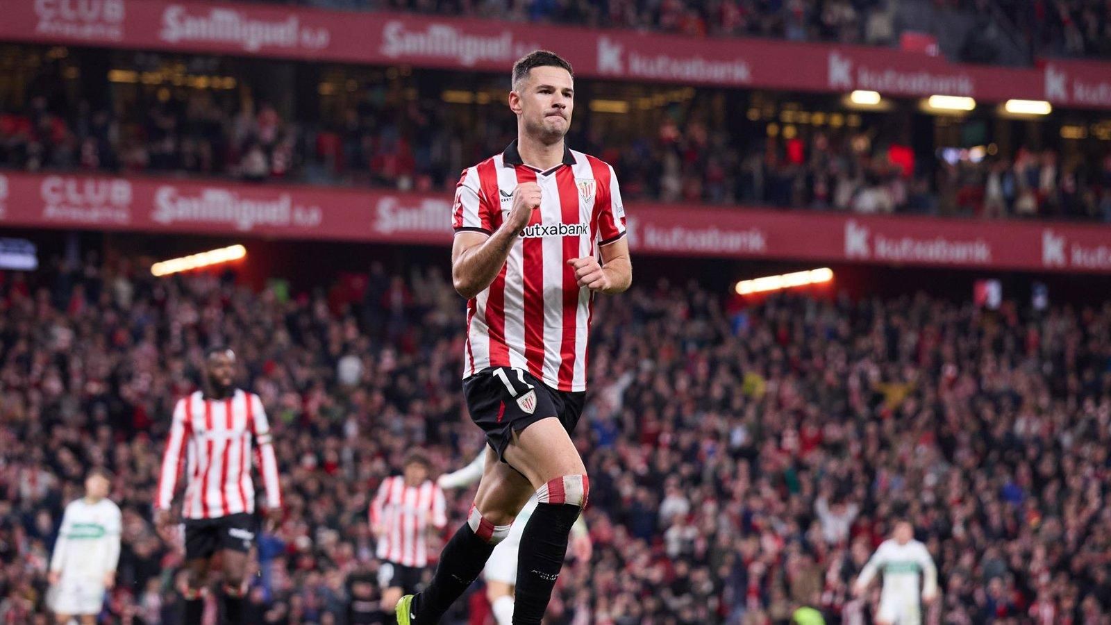 Guruzeta impulsa al Athletic hacia Europa y agrava la crisis del Elche en San Mamés