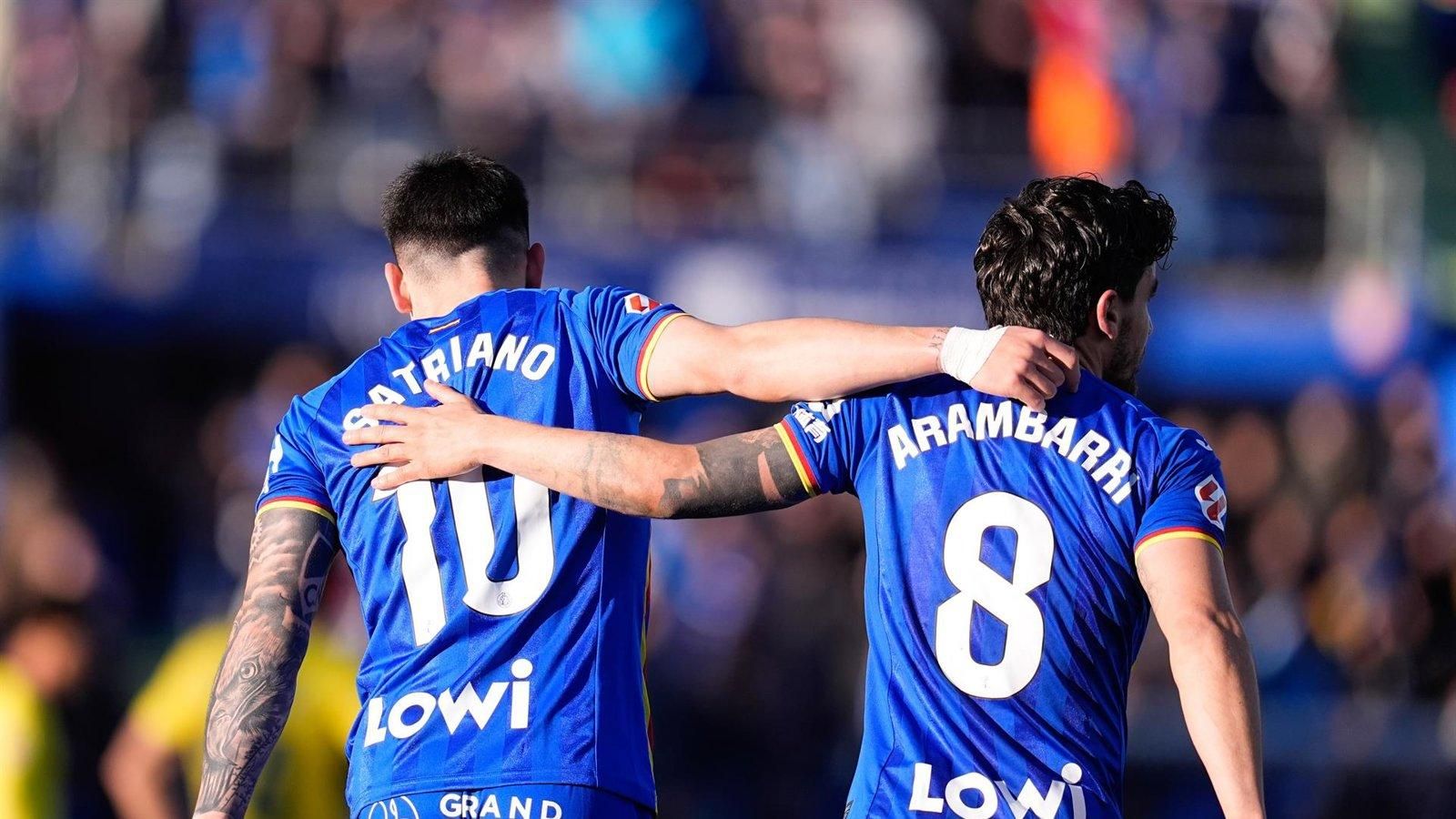 El Getafe frena al Villarreal y Sevilla y Alavés empatan con tensión
