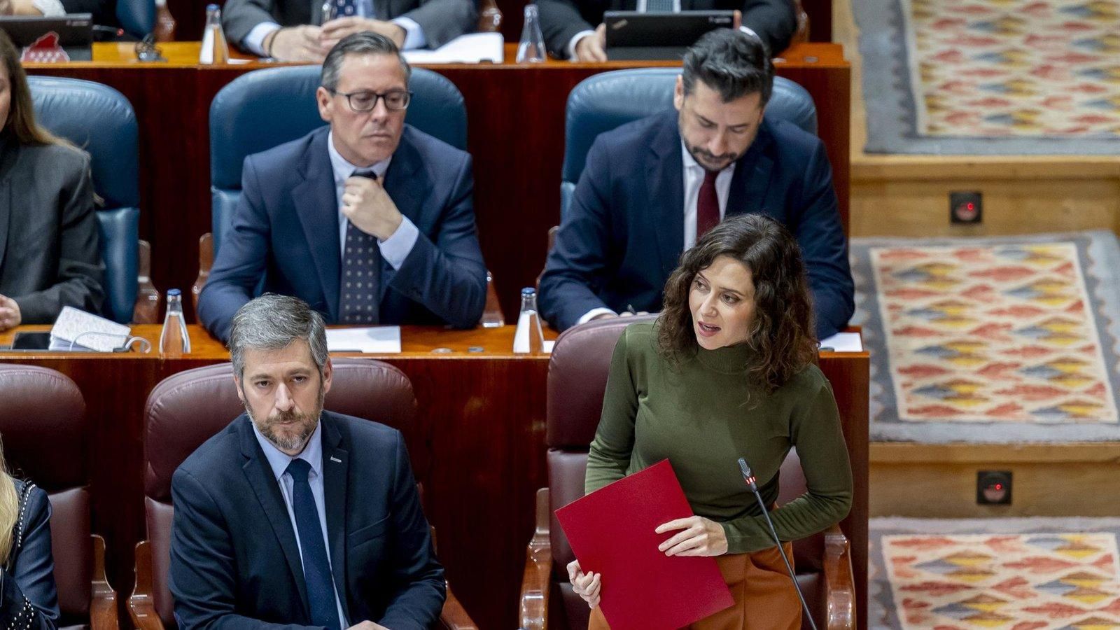 Ayuso denuncia un “caso fabricado” en Móstoles para atacar al PP y señala a las “verdaderas víctimas” del entorno de Salazar
