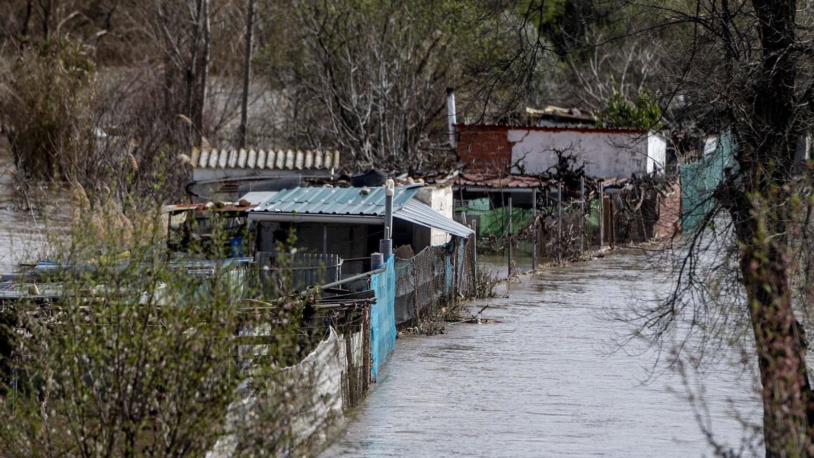 Ecologistas alertan de inundaciones en construcciones ilegales junto al Jarama en San Fernando