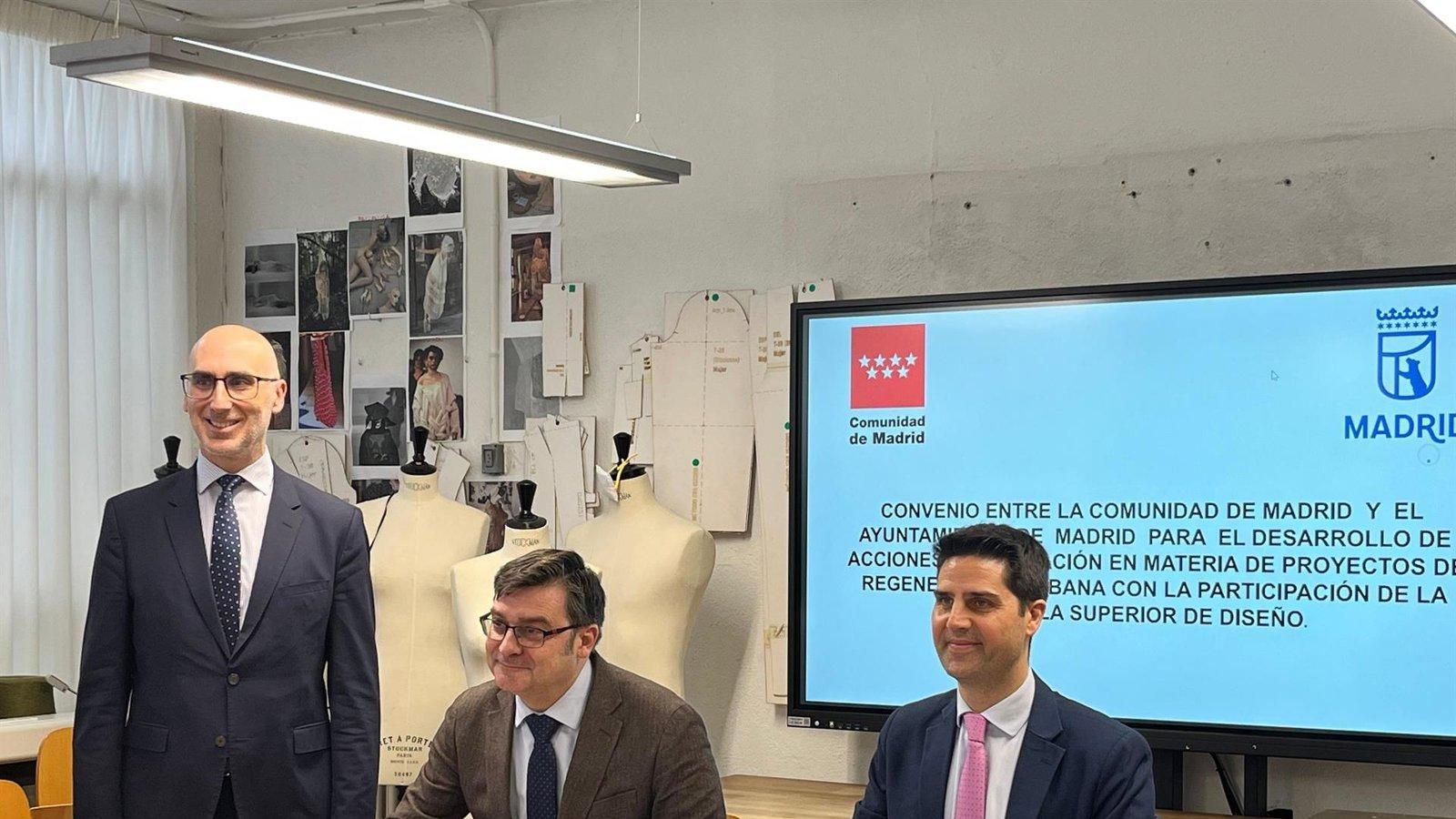Diseño y ciudad se unen en un convenio entre la Comunidad y el Ayuntamiento de Madrid