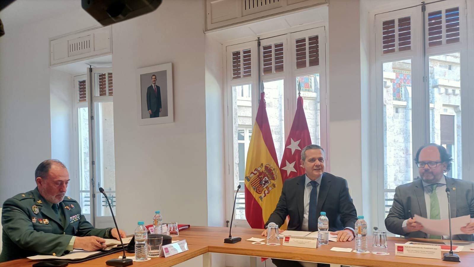 La Comunidad de Madrid realizó 85.000 inspecciones de transporte en 2025 y redujo un 19% las sanciones