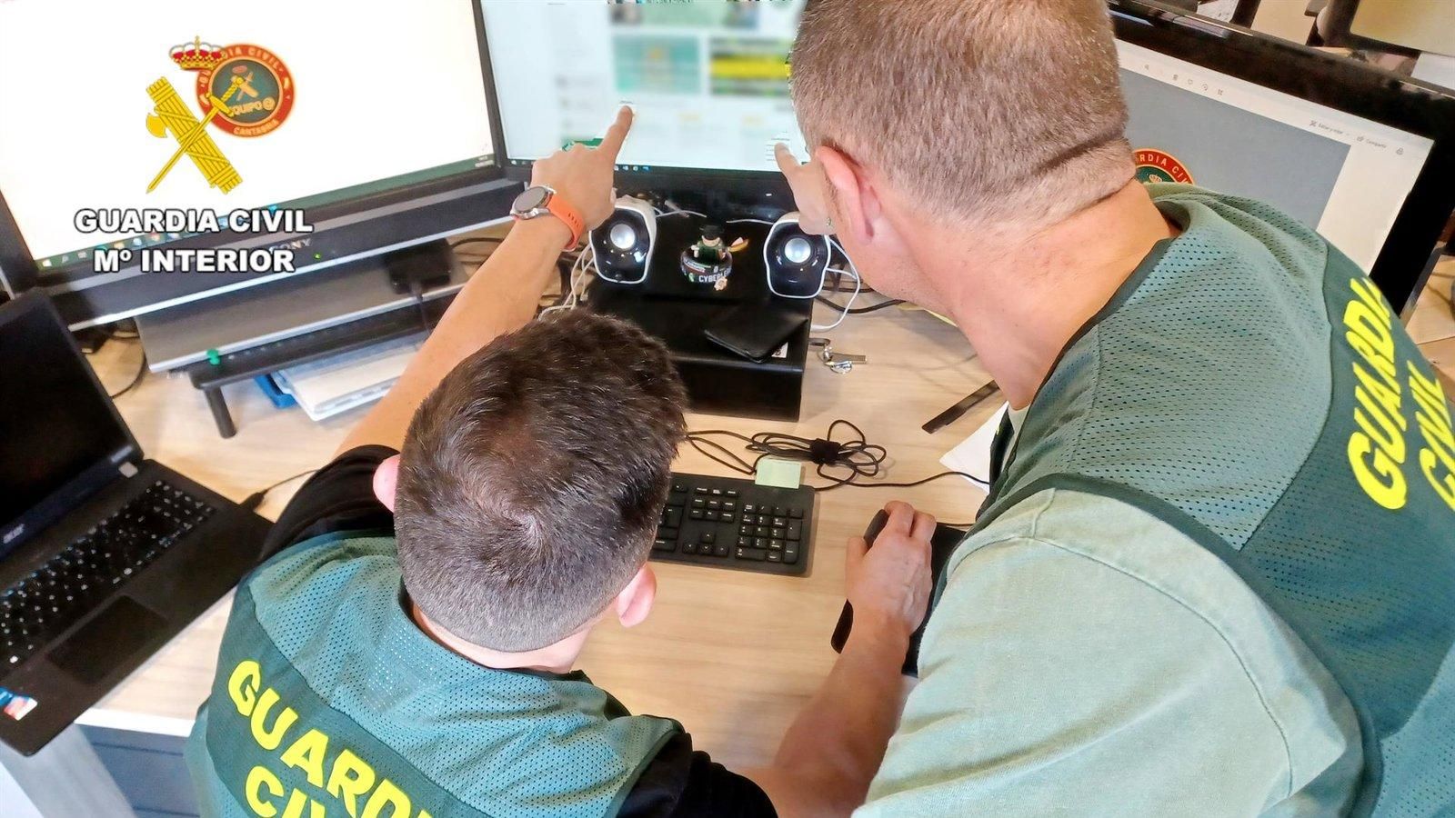 La Guardia Civil detiene a 29 personas en Madrid por ciberestafas a víctimas de Cantabria