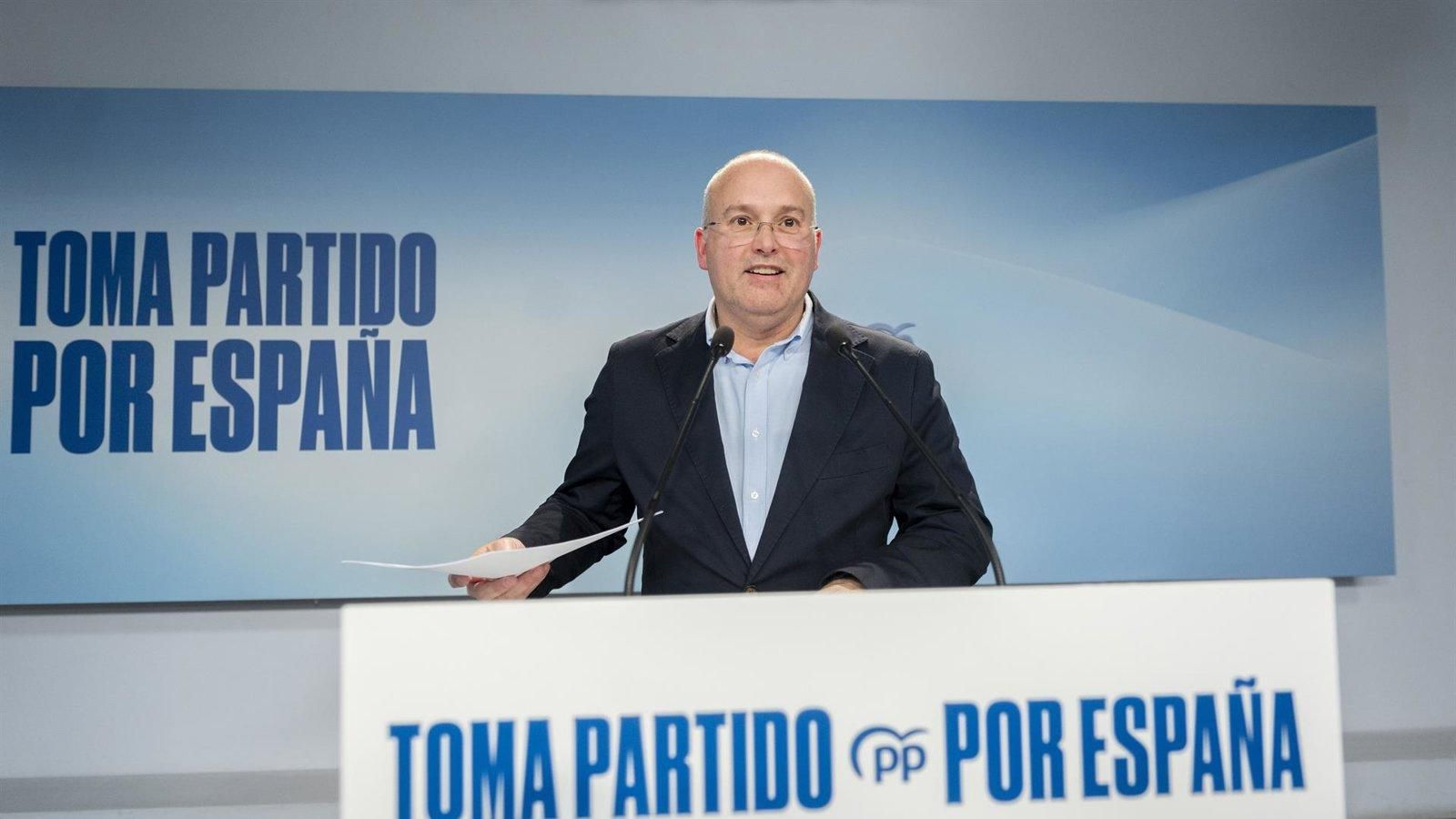 Tellado pide “huir” del populismo de Vox y pronostica un desplome del voto joven a la izquierda en Aragón