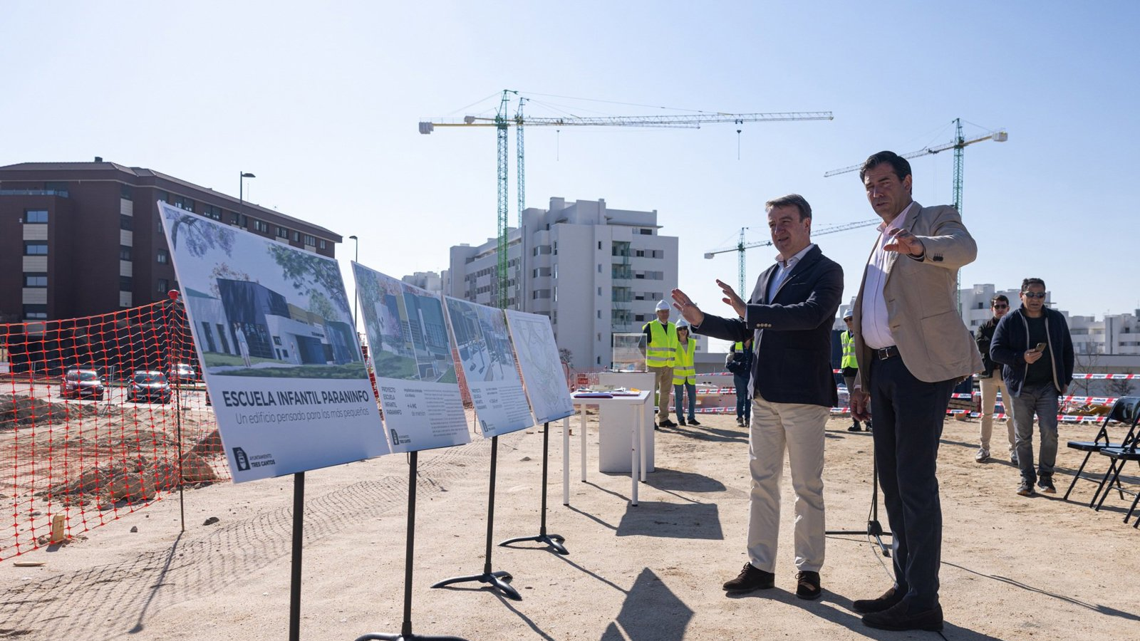 Tres Cantos.- El Ayuntamiento pone la primera piedra de la séptima escuela infantil del municipio