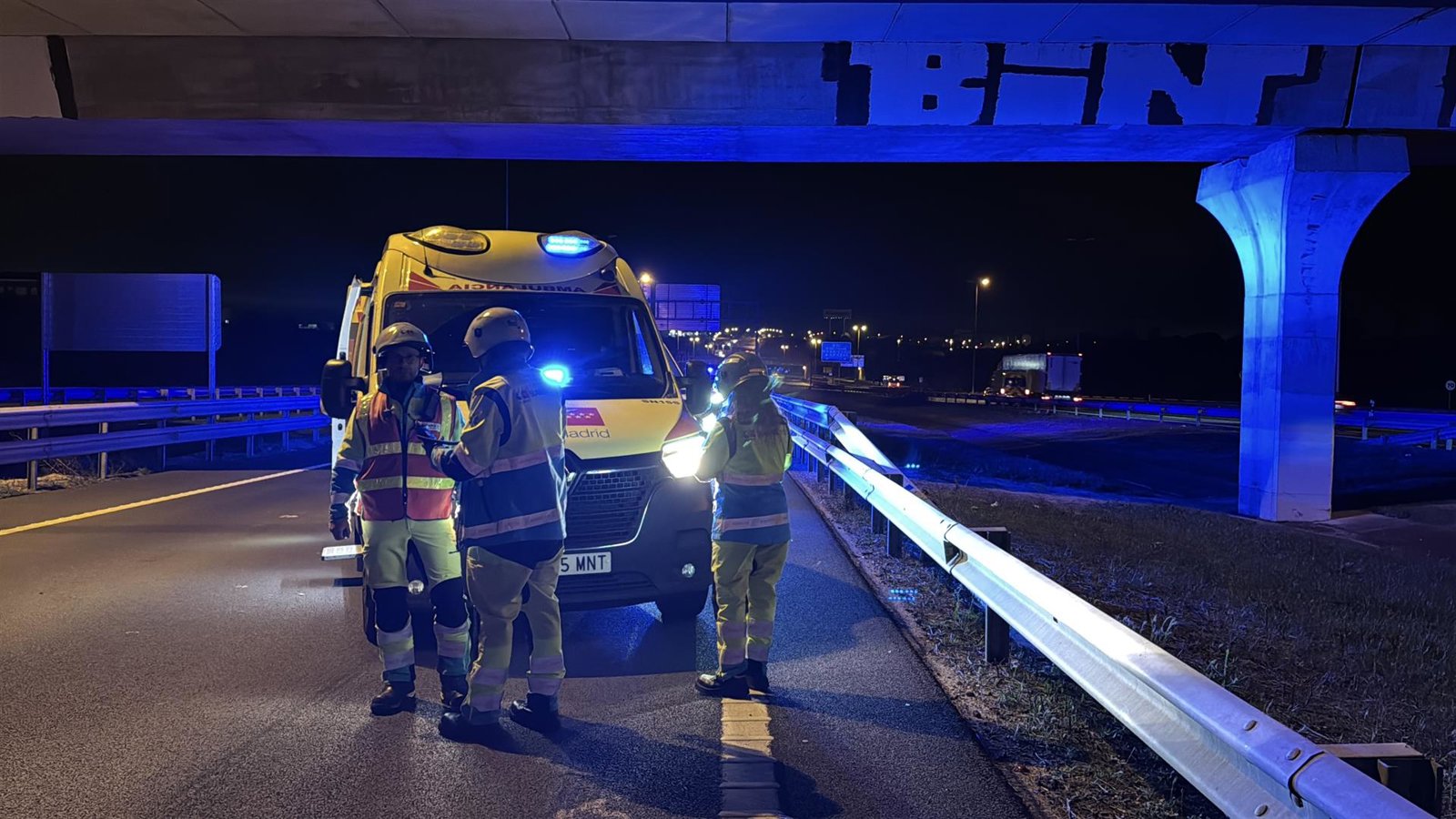 Herido grave un hombre tras sufrir un atropello al bajarse del coche por un accidente previo en Leganés