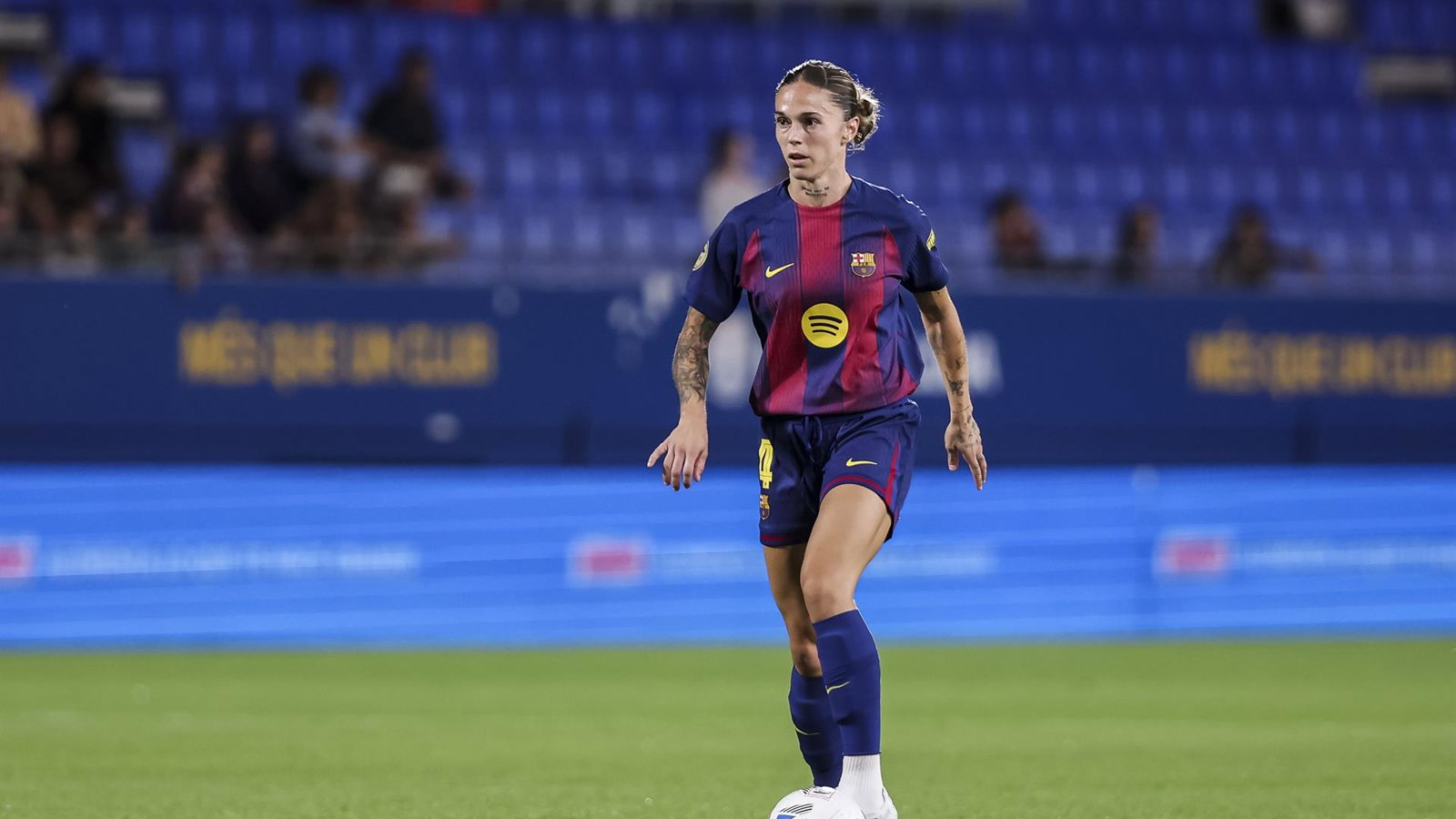 Mapi León (Barça) recibe el alta y podrá jugar en Madrid